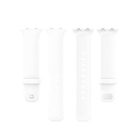 Strap-it® Strap-it Oppo Watch siliconen bandje (wit)