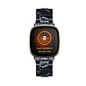 Strap-it® Strap-it Fitbit Sense resin band (zwart/wit) Strap-it® Strap-it Fitbit Sense resin band (zwart/wit)
