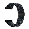 Strap-it® Strap-it Fitbit Sense resin band (zwart/wit) Strap-it® Strap-it Fitbit Sense resin band (zwart/wit)