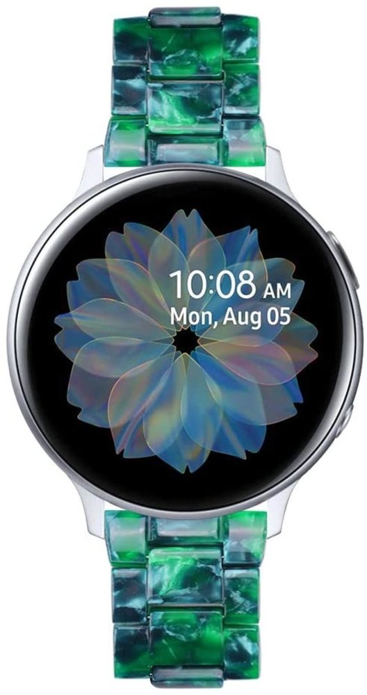 Strap-it® Strap-it Samsung Galaxy Watch Active resin band (groen)