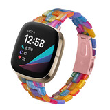Strap-it® Fitbit Versa 3 resin band (kleurrijk)