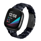 Strap-it® Strap-it Fitbit Versa 3 resin band (zwart/wit)