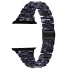 Strap-it® Strap-it Apple Watch stalen band (zwart/wit) Strap-it® Strap-it Apple Watch stalen band (zwart/wit)