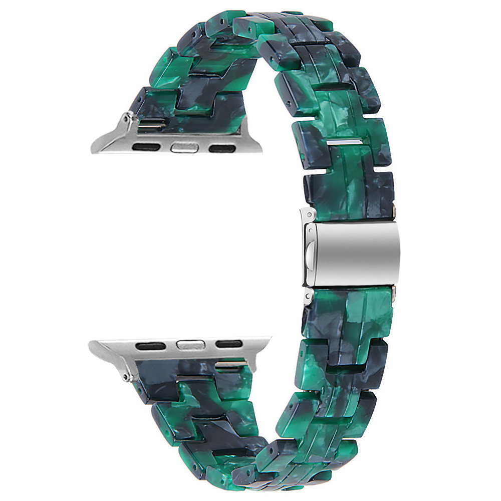 Strap-it® Strap-it Apple Watch stalen band (groen)