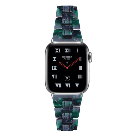 Strap-it® Strap-it Apple Watch stalen band (groen)