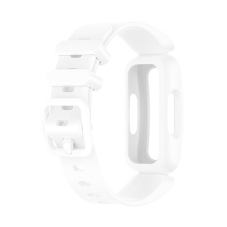Strap-it® Strap-it Fitbit Ace 3 siliconen bandje (wit)