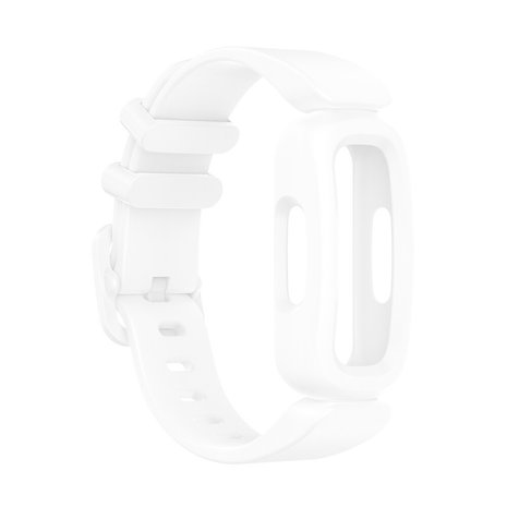 Strap-it® Strap-it Fitbit Ace 3 siliconen bandje (wit)