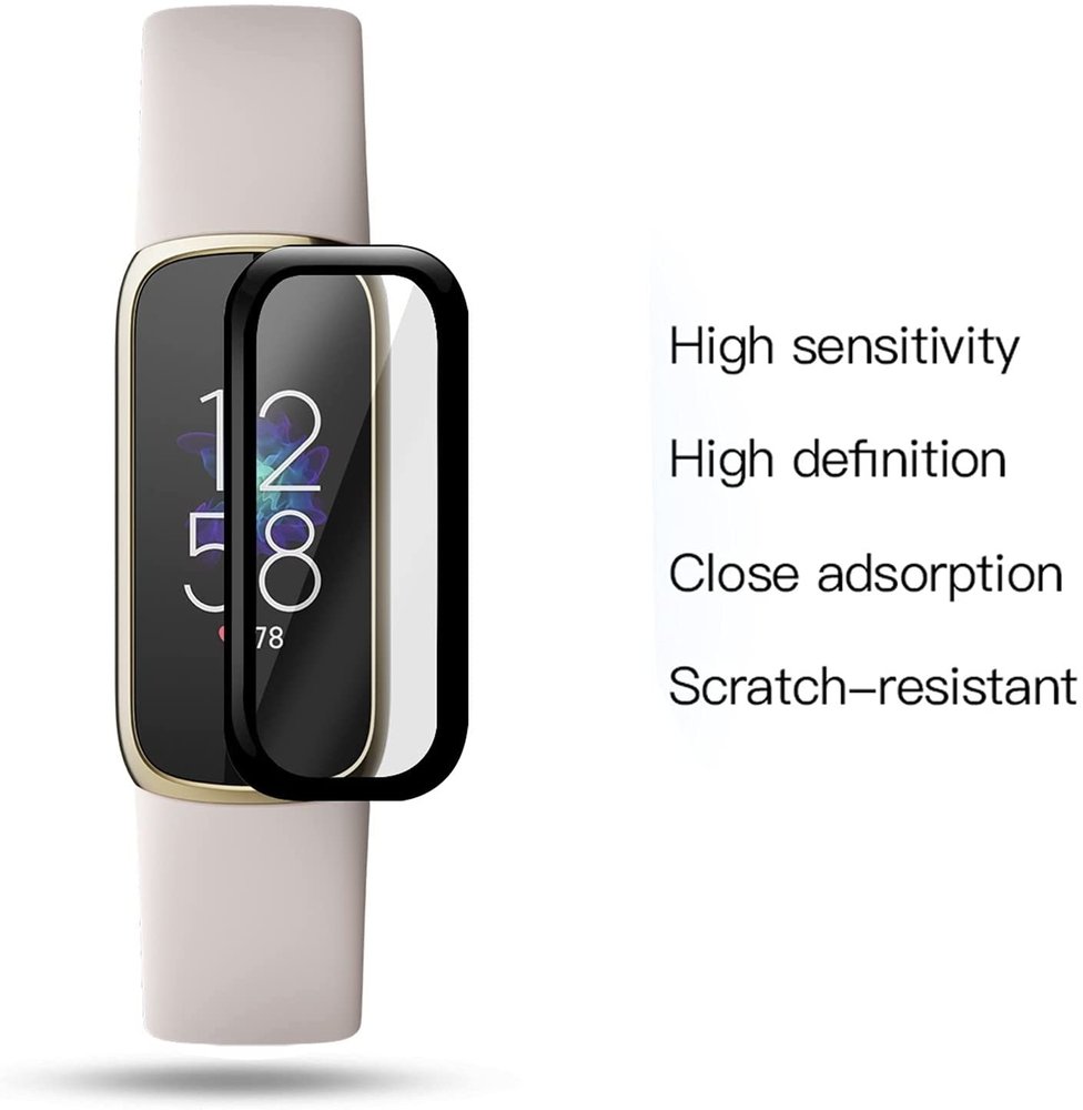 Strap-it® Strap-it Fitbit Luxe screenprotector (plastic folie)