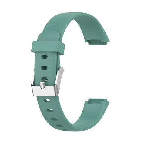 Strap-it® Strap-it Fitbit Luxe siliconen bandje (dennengroen)
