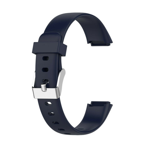 Strap-it® Strap-it Fitbit Luxe siliconen bandje (donkerblauw)