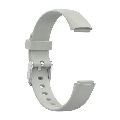 Strap-it® Strap-it Fitbit Luxe siliconen bandje (grijs)