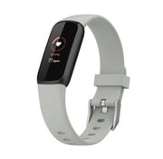 Strap-it® Fitbit Luxe siliconen bandje (grijs)