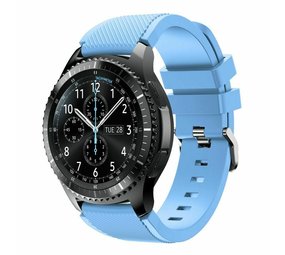 Strap-it® Samsung Galaxy Watch 46mm siliconen bandje (zand blauw)