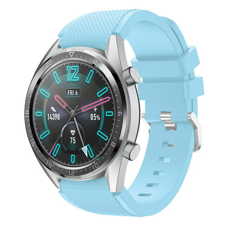 Strap-it® Strap-it Huawei Watch GT 2 siliconen bandje (zandblauw)