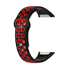 Strap-it® Strap-it Huawei Band 6 sport bandje (zwart/rood) Strap-it® Strap-it Huawei Band 6 sport bandje (zwart/rood)