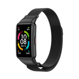 Strap-it® Huawei Band 6 Milanese band (zwart)