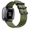 Strap-it® Strap-it Fitbit Sense nylon gesp band (groen) Strap-it® Strap-it Fitbit Sense nylon gesp band (groen)