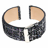 Strap-it® Strap-it Samsung Gear S3 leren glitter bandje (zwart) Strap-it® Strap-it Samsung Gear S3 leren glitter bandje (zwart)