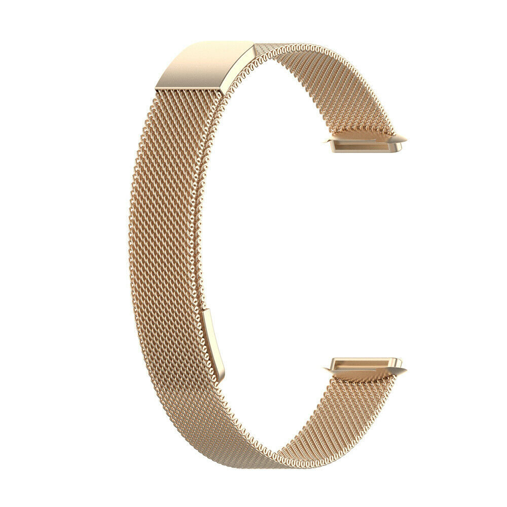 Strap-it® Strap-it Fitbit Luxe Milanese band (champagne goud) Strap-it® Strap-it Fitbit Luxe Milanese band (champagne goud)