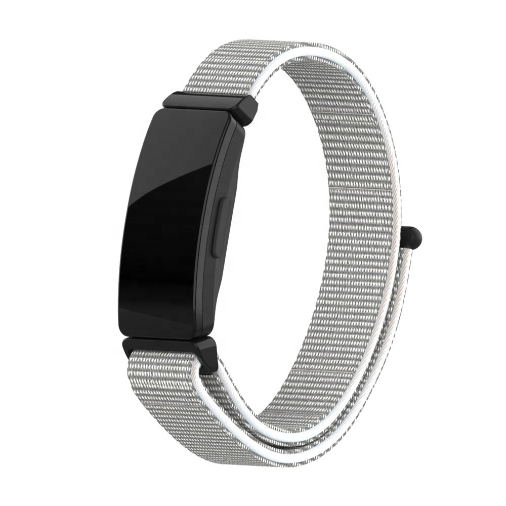 Strap-it® Strap-it Fitbit Inspire nylon bandje (zeeschelp)