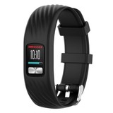 Strap-it® Garmin Vivofit 4 siliconen bandje (zwart)