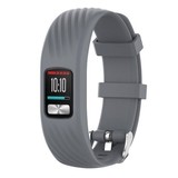 Strap-it® Garmin Vivofit 4 siliconen bandje (grijs)