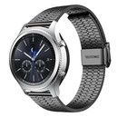 Strap-it® Strap-it Samsung Gear S3 roestvrij stalen band (zwart)