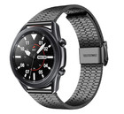 Strap-it® Strap-it Samsung Galaxy Watch 3 45mm roestvrij stalen band (zwart)