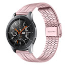 Strap-it® Strap-it Samsung Galaxy Watch 46mm roestvrij stalen band (rosé pink)