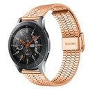 Strap-it® Strap-it Samsung Galaxy Watch 46mm roestvrij stalen band (rosé goud)