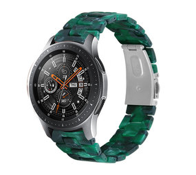 Strap-it® Samsung Galaxy Watch 46mm resin band (groen) Strap-it® Samsung Galaxy Watch 46mm resin band (groen)