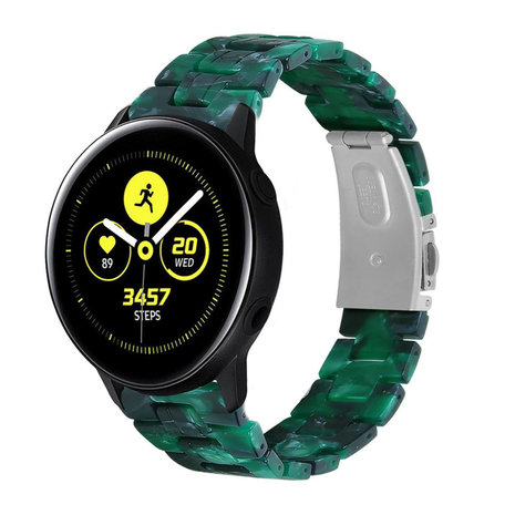 Samsung Galaxy Watch Active resin band groen Smartwatchbanden