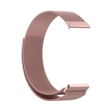 Samsung Galaxy Watch 4 Classic 42mm Milanese band (roze) -  Smartwatchbanden.nl
