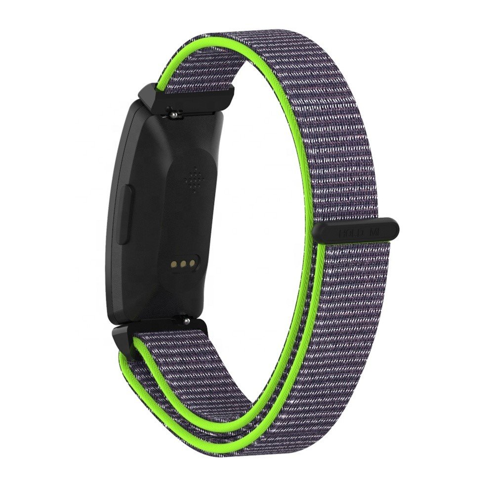 Strap-it® Strap-it Fitbit Inspire nylon bandje (groen)