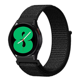 Strap-it® Samsung Galaxy Watch 4 - 44mm nylon band (zwart)