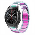 Strap-it® Strap-it Samsung Galaxy Watch stalen band 46mm (regenboog)