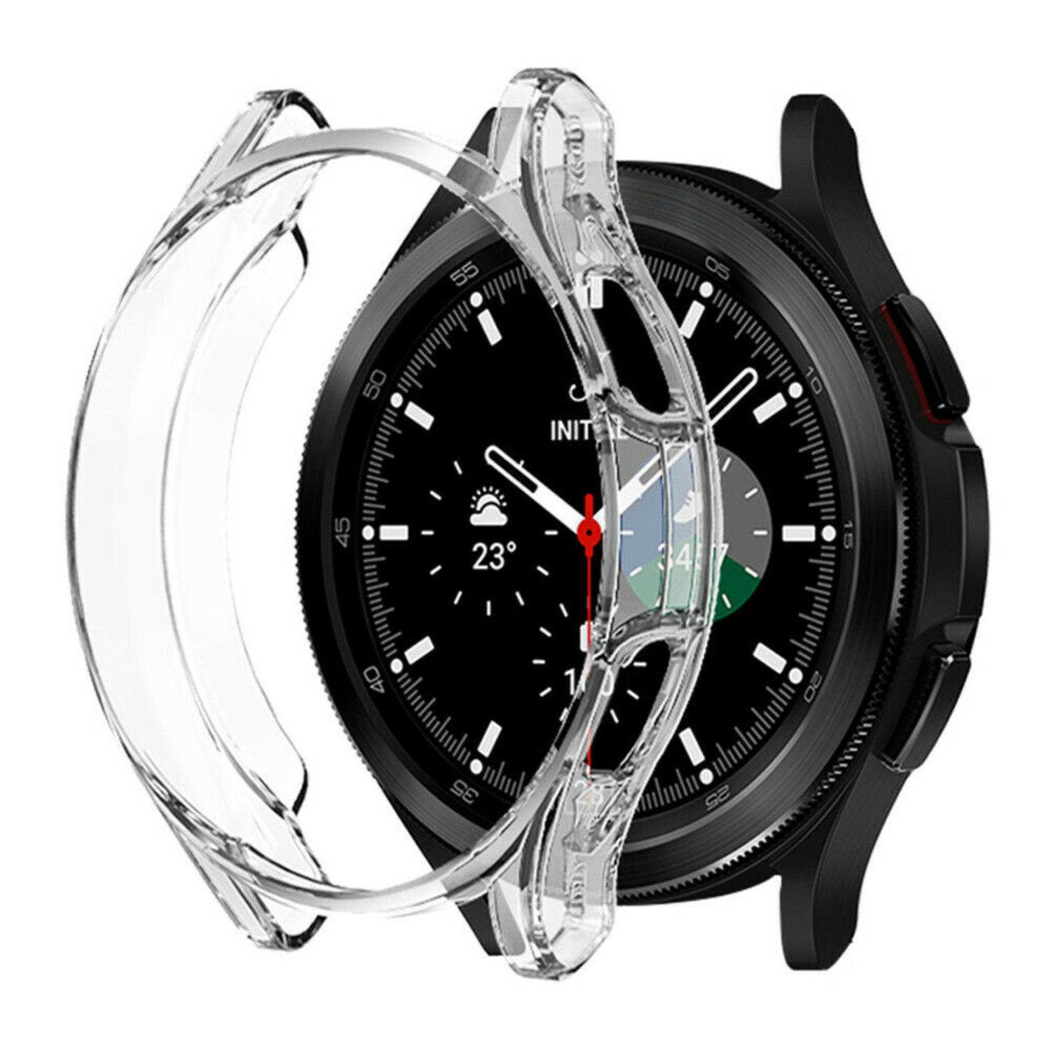 Strap it Strap it Samsung Galaxy Watch 4 Classic 42mm TPU beschermhoes transparant
