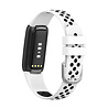 Strap-it® Strap-it Fitbit Luxe sport band (wit/zwart) Strap-it® Strap-it Fitbit Luxe sport band (wit/zwart)