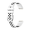 Strap-it® Strap-it Fitbit Luxe sport band (wit/zwart) Strap-it® Strap-it Fitbit Luxe sport band (wit/zwart)