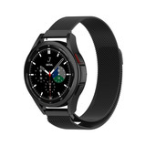 Strap-it® Samsung Galaxy Watch 4 Classic 46mm Milanese band (zwart)