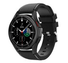 Strap-it® Strap-it Samsung Galaxy Watch 4 Classic 42mm siliconen bandje (zwart)