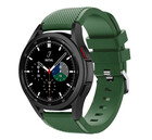 Strap-it® Strap-it Samsung Galaxy Watch 4 Classic 42mm siliconen bandje (legergroen)