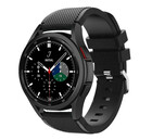 Strap-it® Strap-it Samsung Galaxy Watch 4 Classic 46mm siliconen bandje (zwart)