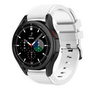 Strap-it® Strap-it Samsung Galaxy Watch 4 Classic 46mm siliconen bandje (wit)