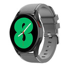 Strap-it® Strap-it Samsung Galaxy Watch 4 - 40mm siliconen bandje (grijs)