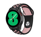 Strap-it® Strap-it Samsung Galaxy Watch 4 - 40mm sport band (zwart/roze)