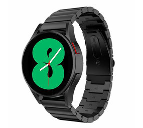 Strap-it® Samsung Galaxy Watch 4 - 40mm metalen bandje (zwart) Strap-it® Samsung Galaxy Watch 4 - 40mm metalen bandje (zwart)
