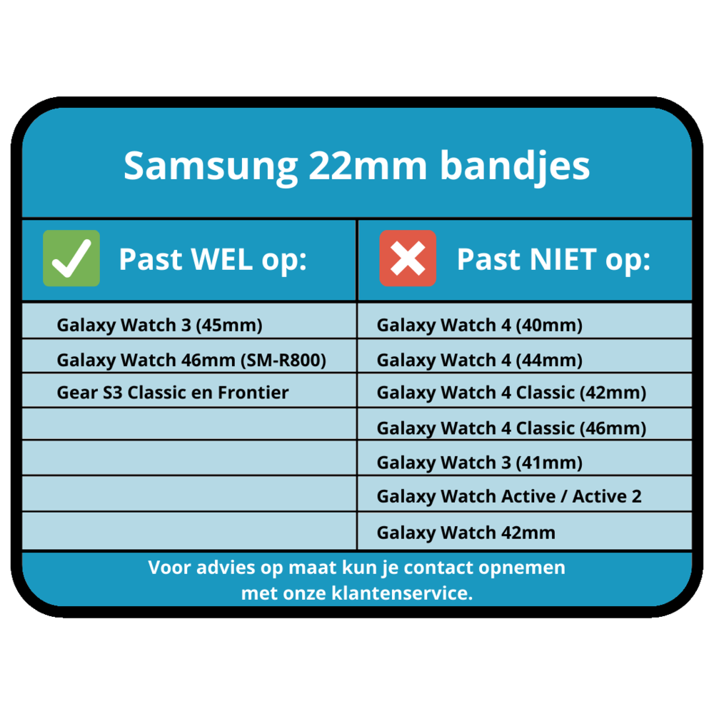 Strap-it® Strap-it Samsung Galaxy Watch leren band 46mm (donkerbruin)