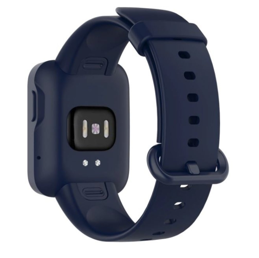 Strap-it® Strap-it Xiaomi Mi Watch Lite siliconen bandje (donkerblauw)