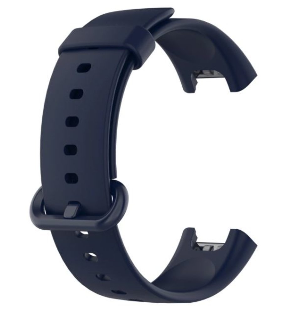 Strap-it® Strap-it Xiaomi Mi Watch Lite siliconen bandje (donkerblauw)